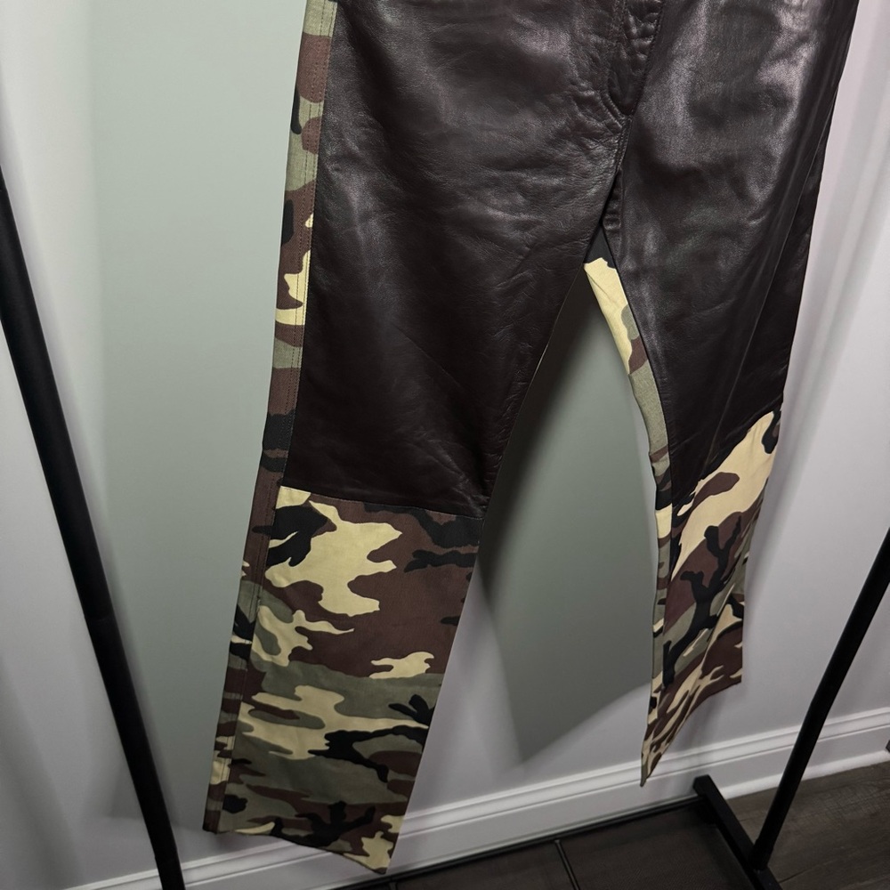 Custom Leather Canvas Army Pant - Picture 5 of 8